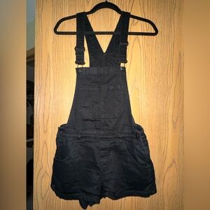 Black Short Overalls